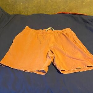 Eddie Bauer Men's Medium Jersey Shorts in Faded Orange 16"W x 19"L